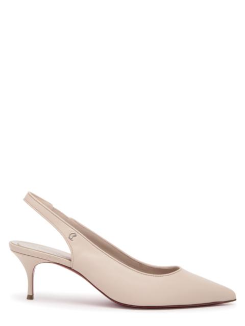Christian Louboutin Sporty Kate 55 Leather Slingback Pumps