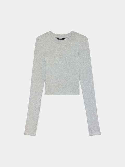 SPLITS59 Louise Rib Long Sleeve Crop