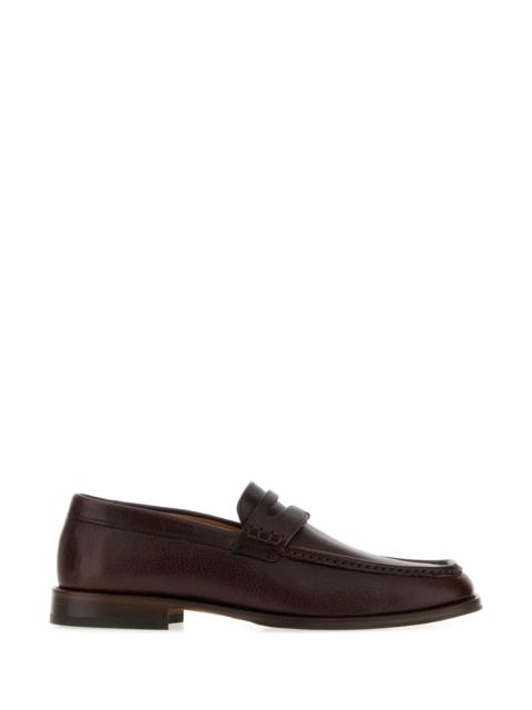 Our Legacy Our Legacy Men Chocolate Leather Light Loafers