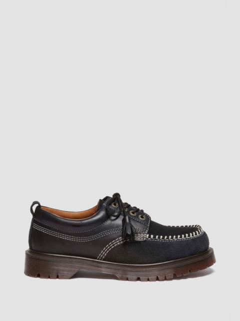 Dr. Martens Lowell mixed material moc toe shoes