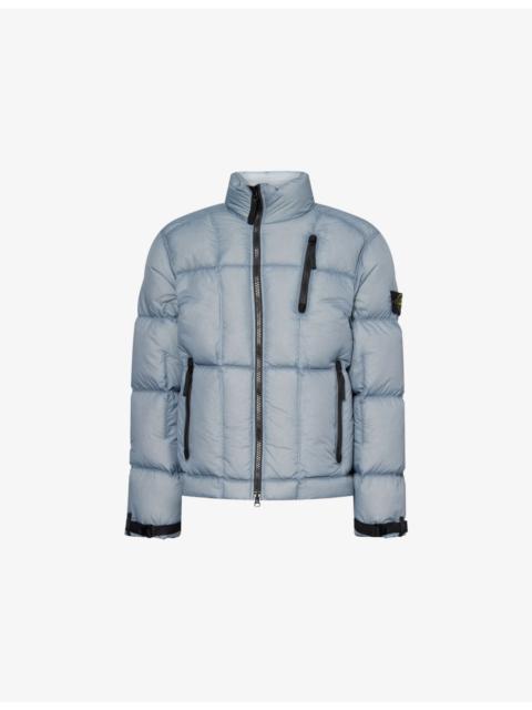 Stone Island Seam Faded High-Neck Shell-Down Jacket