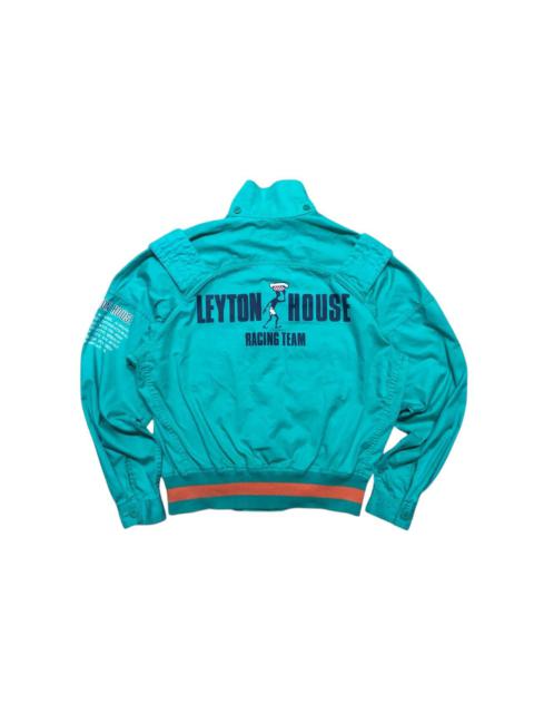 Other Designers VINTAGE LEYTON HOUSE RACING TEAM ZIPPER BUTTON JACKET