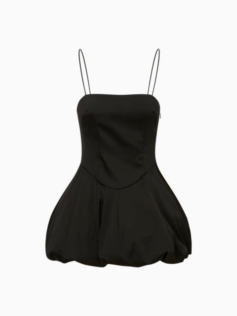 LoveShackFancy Salna Satin Mini Bubble Dress