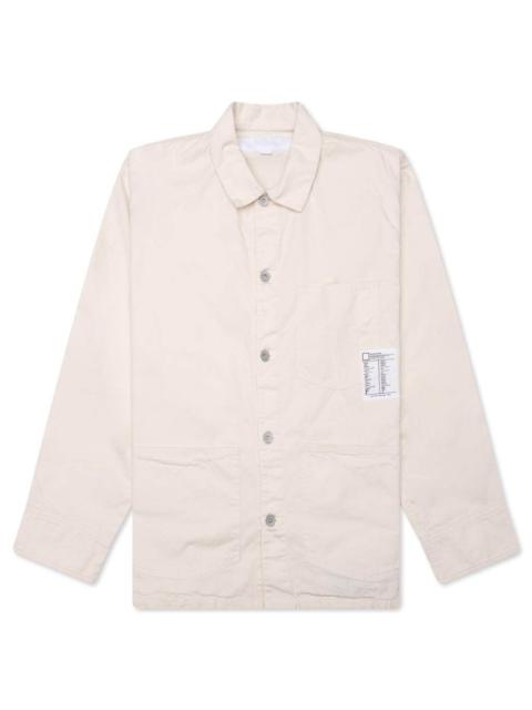 NEIGHBORHOOD SHORT COVERALL JACKET - WHITE