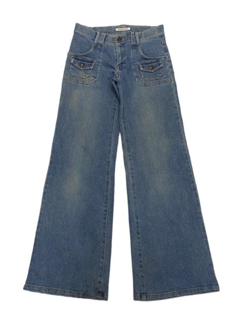 Other Designers Archival Clothing - FLARE🔥POSH POPPYE BUSH PANTS FLARED DENIM JEANS