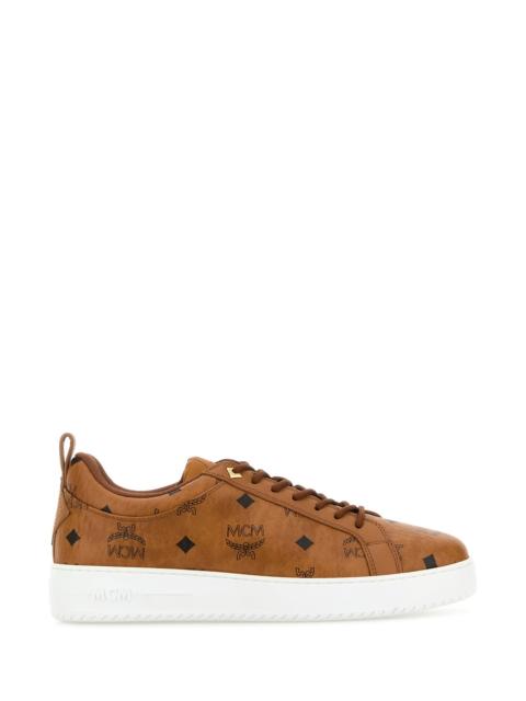 MCM Printed canvas sneakers