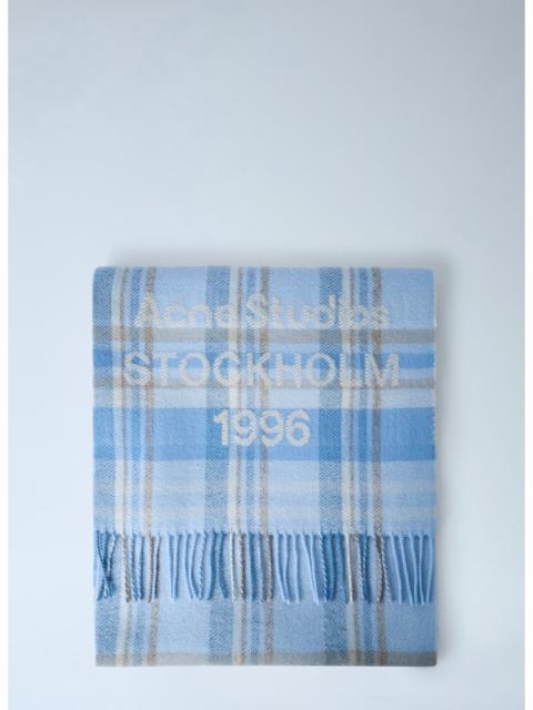 Acne Studios Acne Studios Women Plaid Wool Scarf