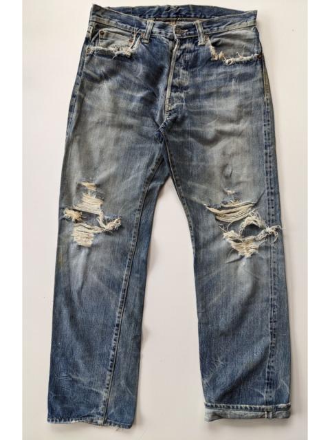 Other Designers Japanese brand ETERNAL distressed selvedge jeans