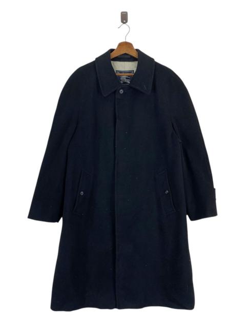 Other Designers Burberry Prorsum - VINTAGE BURBERRYS OF LONDON WOOL BLACK OVERCOAT