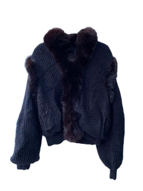 Other Designers Other - UNBRANDED JACKET KNIT FUR JACKET LUXURY STYLE MISSING TAG