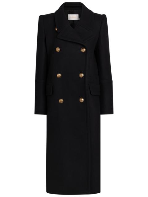Zimmermann Zimmermann Hypnotic Double-breasted Wool-blend Coat