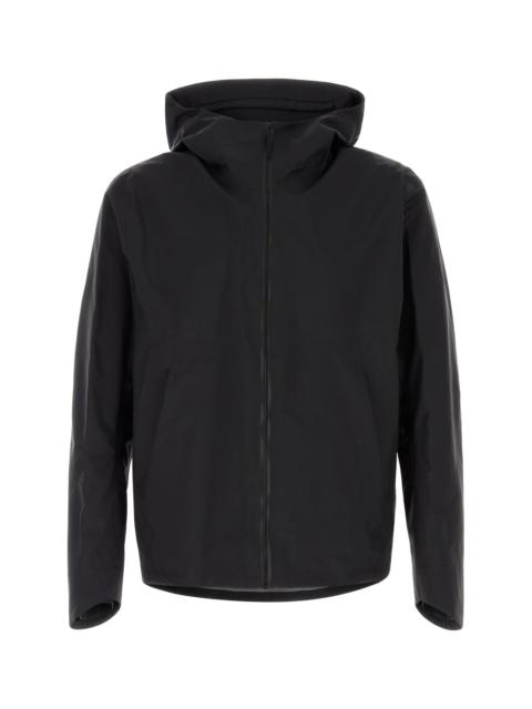 Veilance Black nylon Arris windbreaker