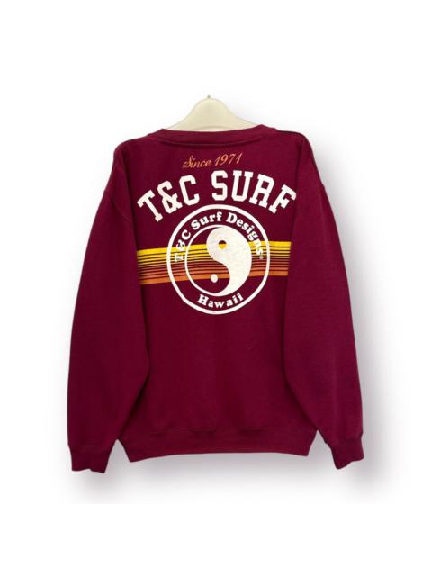 Other Designers Hang Ten - 🌊 T&C Surf Hawaii Roundneck streetwear Sweatshirt - L