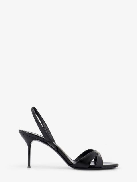 PARIS TEXAS Paris Texas Lidia Patent Leather Sandals Black