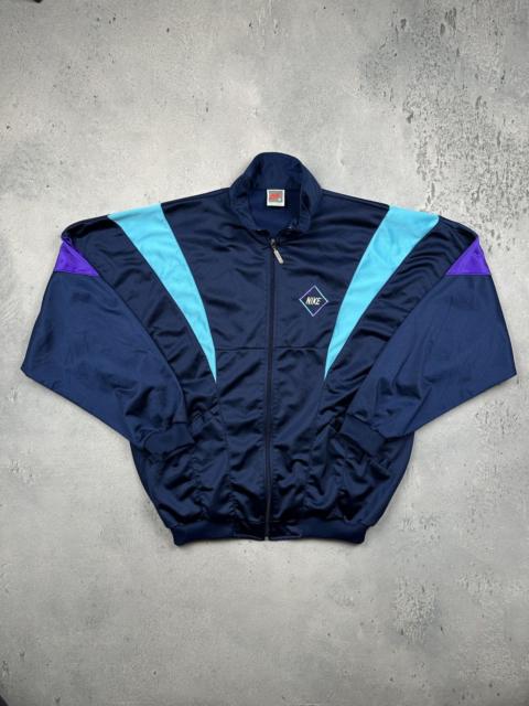 Nike Vintage Nike Sport Track Jacket 80s/90s Navy Teal Purple y2k