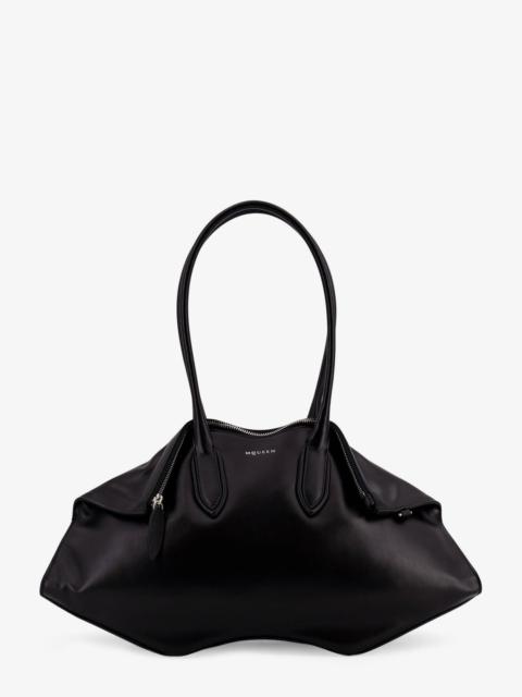 Alexander McQueen Alexander Mcqueen Manta Leather Shoulder Bag With All-Over Metal Details