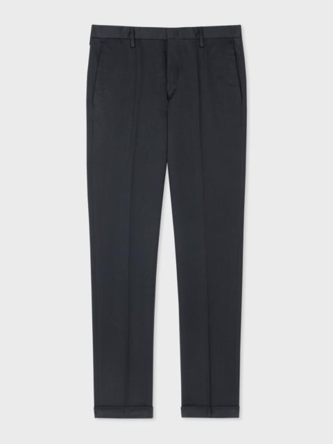 Paul Smith Slim-Fit Dark Navy Cotton-Stretch Chinos