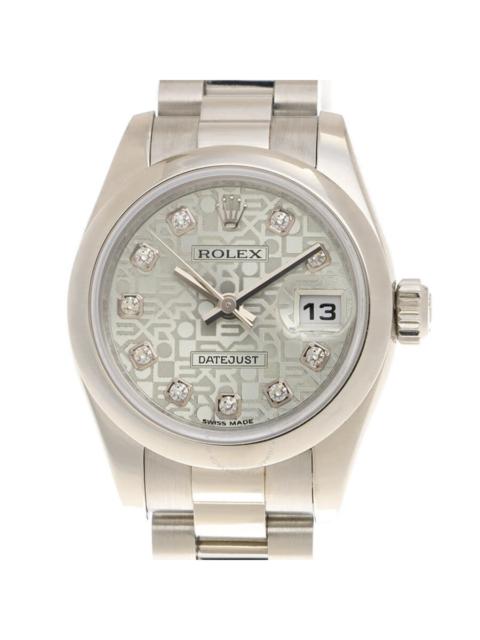 ROLEX Rolex Datejust Automatic Chronometer Diamond Ladies Watch 179166IBJDP