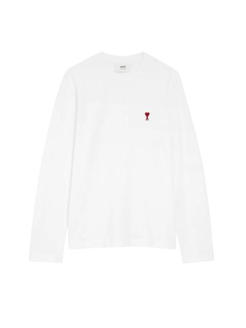 AMI Paris Ami Paris Men Long-Sleeved T-Shirt With Logo