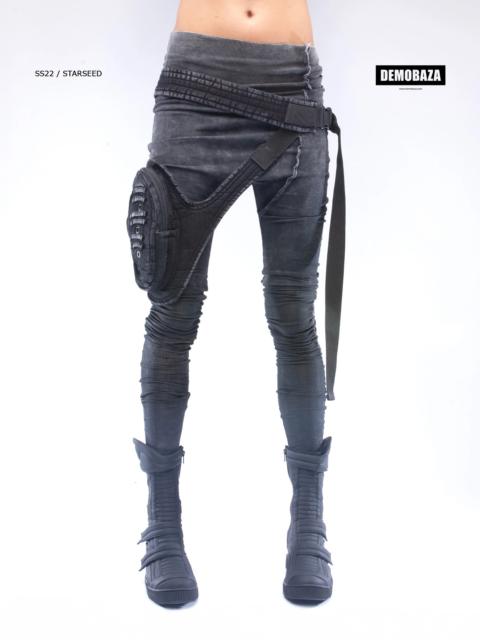 DEMOBAZA SS22 STARSEED — WOMEN'S LEGGINGS RIB MYSTIC (LIMITED EDITION)