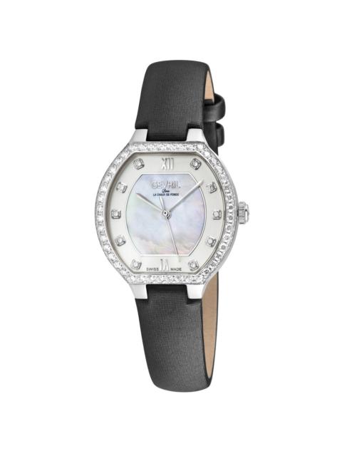 Other Designers Gevril Lugano Diamond Mother of Pearl Dial Ladies Watch 14241