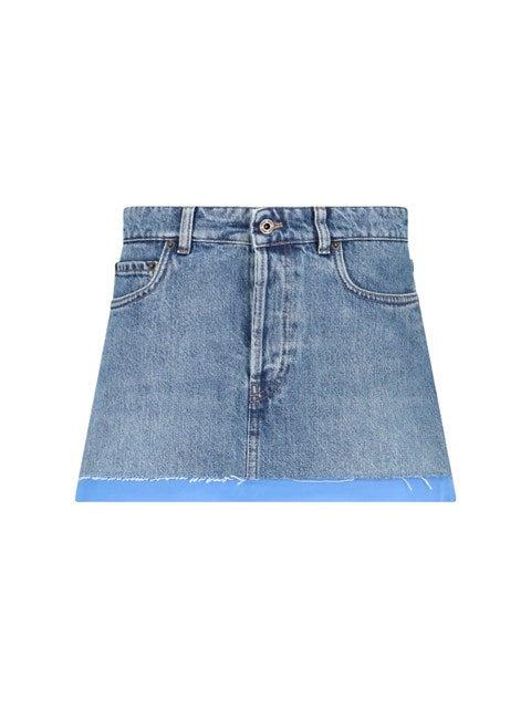 Miu Miu Miu Miu Women Denim Mini Skirt