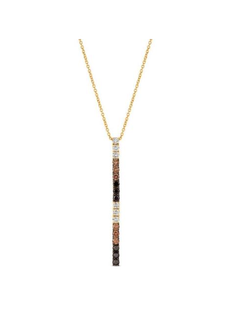 Other Designers Le Vian Ladies Chocolate Layer Cake Necklaces set in 14K Honey Gold