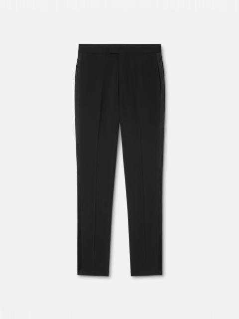 VERSACE Mohair-Blend Formal Pants