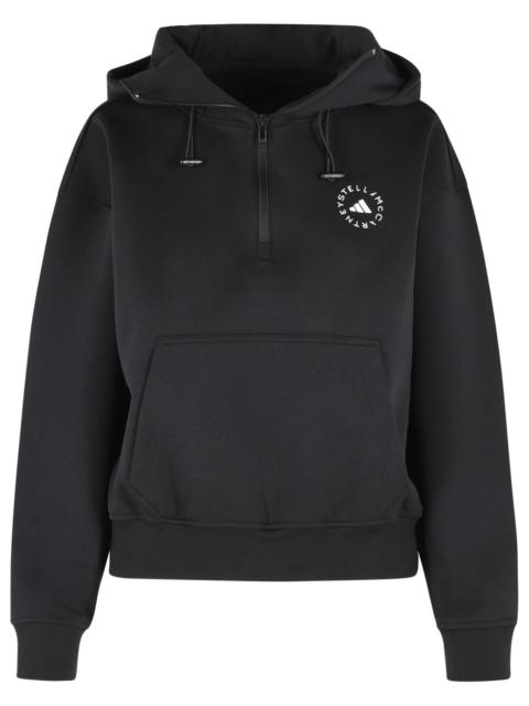 adidas Adidas By Stella Mccartney Black Cotton Blend Sweatshirt