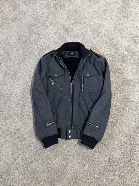 Dolce & Gabbana Dolce & Gabbana multi-zippered shearling motorcycle jacket