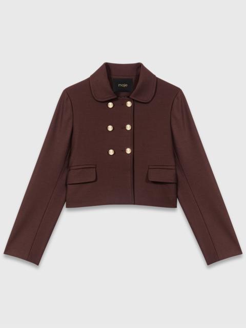 maje Short double-breasted jacket