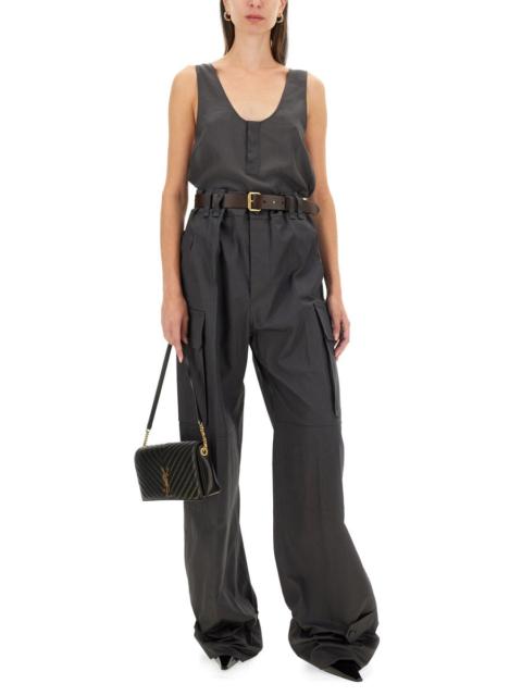 SAINT LAURENT Saint Laurent Women Tank Top "Henley"