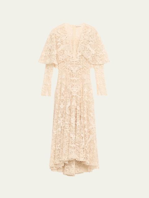 Zimmermann Memento Long-Sleeve Lace Dress