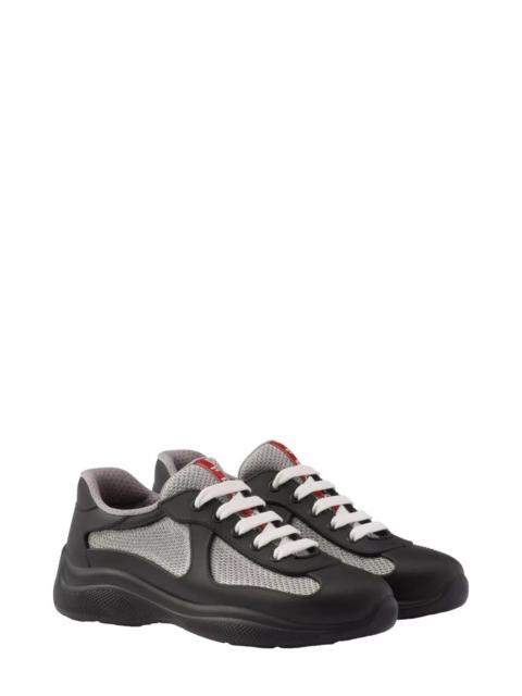 Prada Women's America's Cup Soft Rubber and Bike Fabric Sneakers