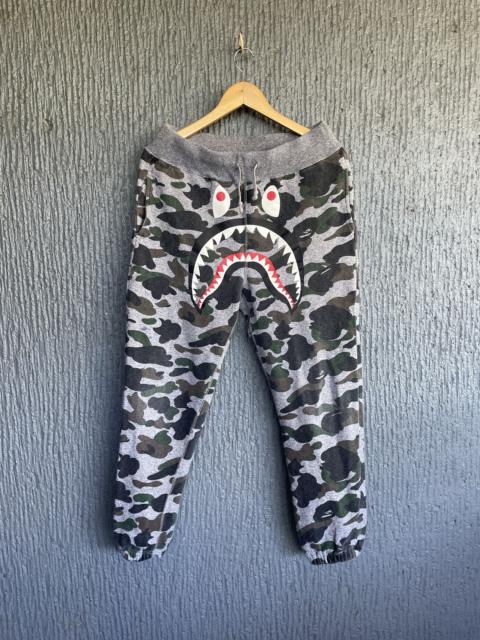 A BATHING APE® Bape Shark Heather Camo Sweat Pants