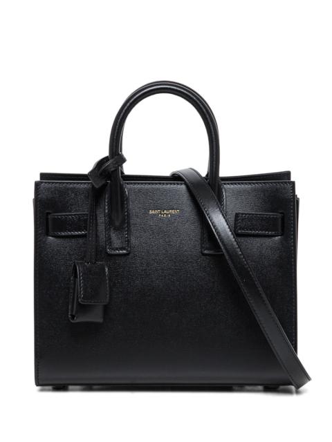SAINT LAURENT Saint Laurent Women Nano Sac Du Jour Black Leather Handbag