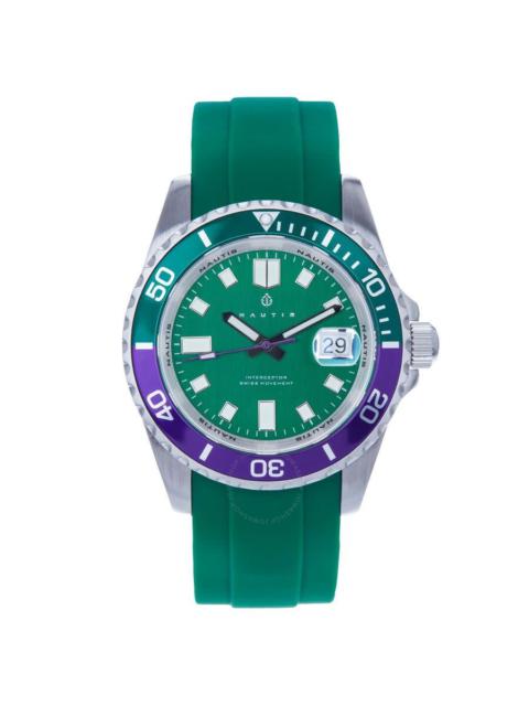 Other Designers Nautis Interceptor Quartz Green Dial Men's Watch 19161G-H