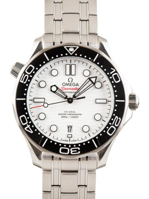 OMEGA Pre-owned Omega White Dial Seamaster Diver 300M