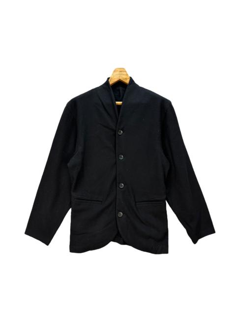 Other Designers Y's Yohji Yamamoto Collarless Button Wool Jacket #A78-1893