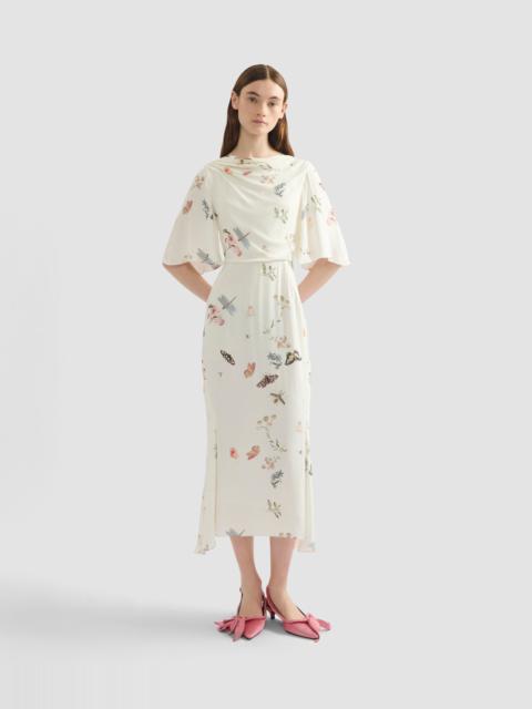 Erdem PRINTED CREPE MIDI DRESS