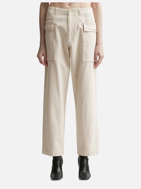 NOTHING WRITTEN WASHED CARGO PANTS