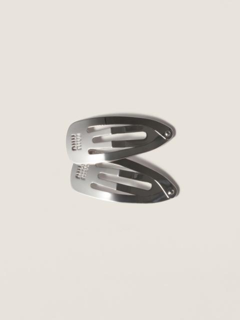 Miu Miu Metal hair clips