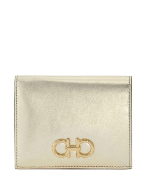 FERRAGAMO Ferragamo Women Gancini Laminated Leather Compact Wallet
