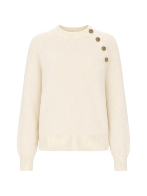Balmain Balmain Women Cashmere Crewneck Sweater