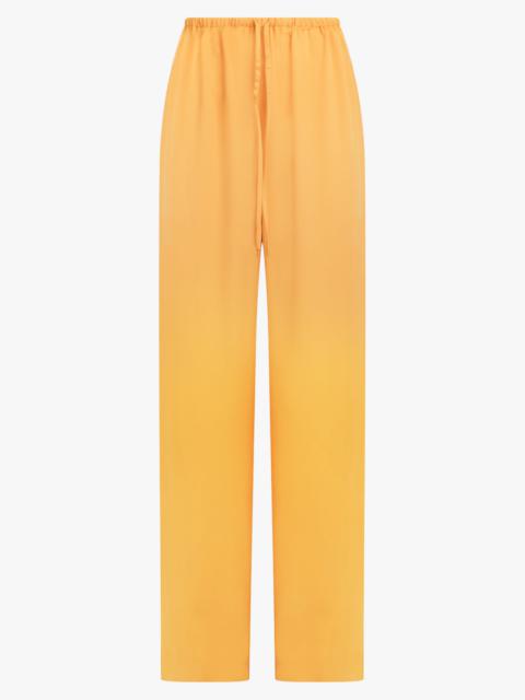 Dries Van Noten PUVIS WIDE LEG DRAWSTRING PANT | ORANGE