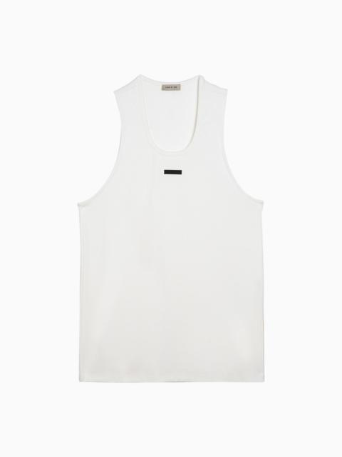 Fear Of God White Cotton Tank Top