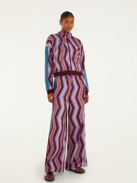 FARM RIO Zig Zag Stripes Lilac Adidas Tiro Pants