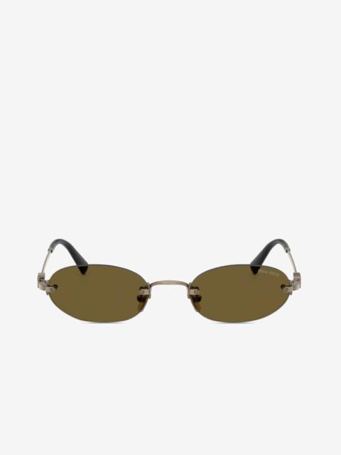Miu Miu MIU MIU - Women Oval Sunglasses