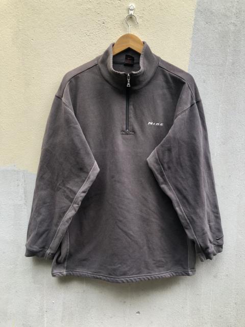 Nike Nike Vintage Sun Faded Oversized BlackHalf Zip