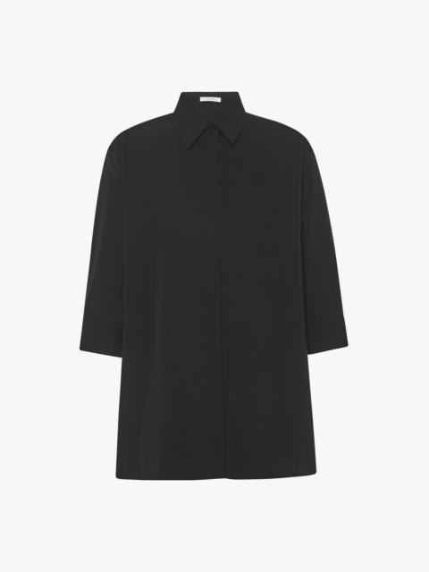 The Row Elada Shirt in Viscose and Wool